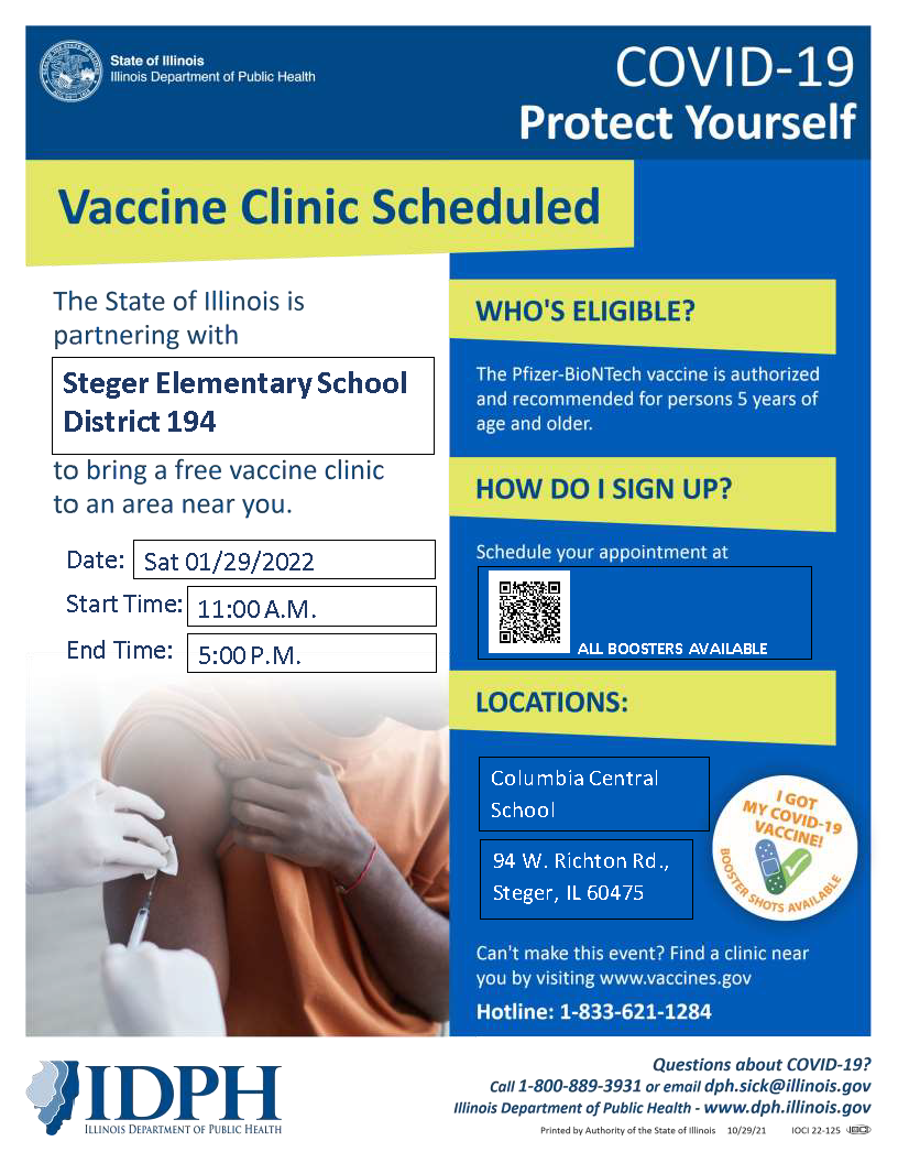 Vaccine Clinic 01/29/2022